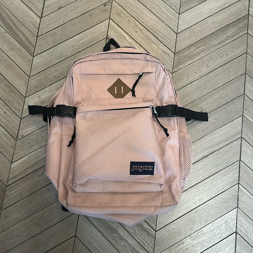 Jansport pink backpack with computer pocket